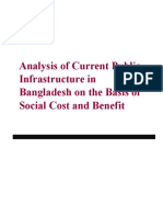 Analysis of Current Public Infrastructure in Bangladesh On The Basis of Social Cost and Benefit