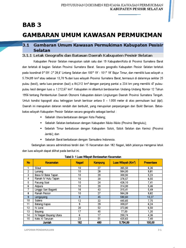 Bab 3 Gambaran Umum 210619 | PDF
