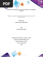 Políticas y Programas de Atención Integral A La Primera Infancia 2