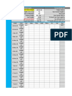 Initial Inputs Current Body Stats: Goal Weight Loss Per Week