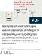 Ultimate Flexural Strength of Singly Reinforced Rectangular Sections