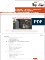 Plataformas elevadoras: tipos según elevación y traslación