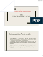 Electrocoagulation: Unit 2