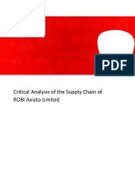 Critical Analysis of ROBI Axiata's Supply Chain