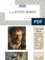 Valentin Serov: Student: Kaimakova Maria Linb-1802B