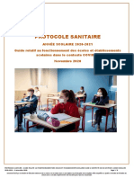 Protocole Sanitaire Écoles Et EPLE 30-10 PDF