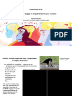 Origines Du Langage Et Singularité de L'espèce Humaine