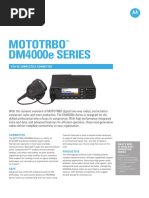 Mototrbo DM E Series: You'Re Completely Connected