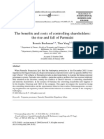 The Benefits and Costs of Controlling Shareholders: The Rise and Fall of Parmalat