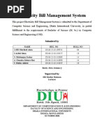 Electricity Bill Management System Report