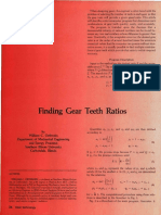 85 - Nov - Finding gear teeth ratios