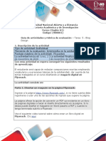 Activity Guide and Evaluation Rubric - Task 5 - Blog Design