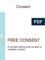 Free Consent and Fraud