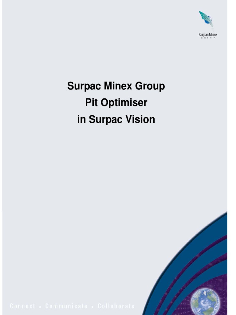 Pit Optimiser Pdf Pdf Mathematical Optimization Ore