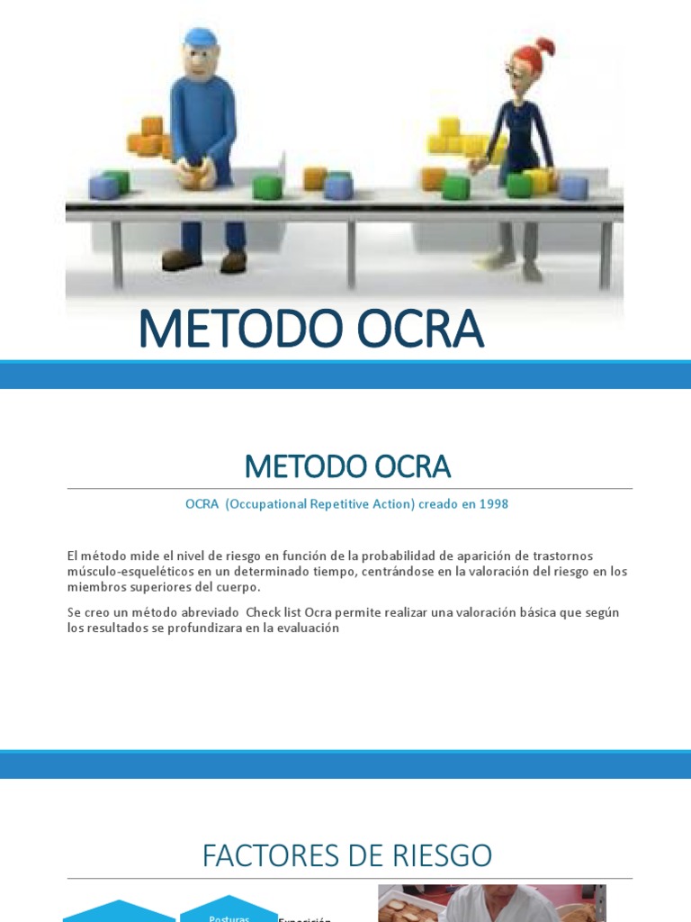 Guía del Método OCRA y Check List | PDF | Science | Ciencia y Tecnología