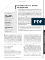 Effect of Soil Spectral Properties On Remote Sensing of Crop Residue Cover