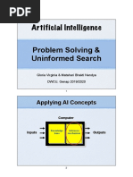 Problem Solving & Uninformed Search: Artificial Intelligence