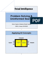 Problem Solving & Uninformed Search: Artificial Intelligence