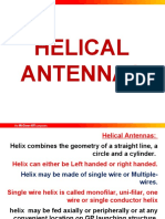 Helical Antennas: Circularly Polarized, High Gain and Simple to Fabricate