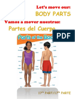 CARTILLA DE INGLES TERCER GRADO Body Parts PDF