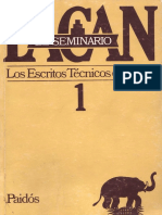 Lacan, Jacques. Los Escritos Técnicos de Freud. Seminario 1 PDF