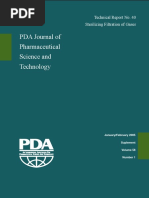 PDA TR Nº40 Sterilizing Filtration of Gases PDF