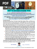 Key To Success in Bank Viva (Updated Version With 197 Pages) 18.10.2019 PDF