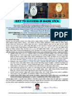 Key To Success in Bank Viva (Updated Version With 197 Pages) 18.10.2019 PDF