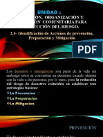 2.4 Identificacion de Accione de Prevencion Preparacion y Mitigacion