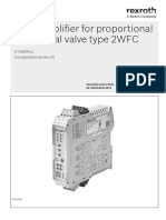 Valve Amplifier For Proportional Directional Valve Type 2WFC