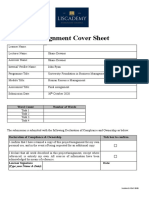 Assignment Report Cover Human Resource Management