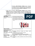 Mengklasifikasi Alat Pemadam Api Ringan (APAR)