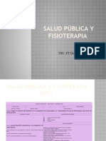 Salud Publica y Fisioterapia Presentacion Trayecto Inicial Clase I