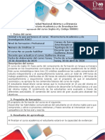 Syllabus Inglés A1 PDF