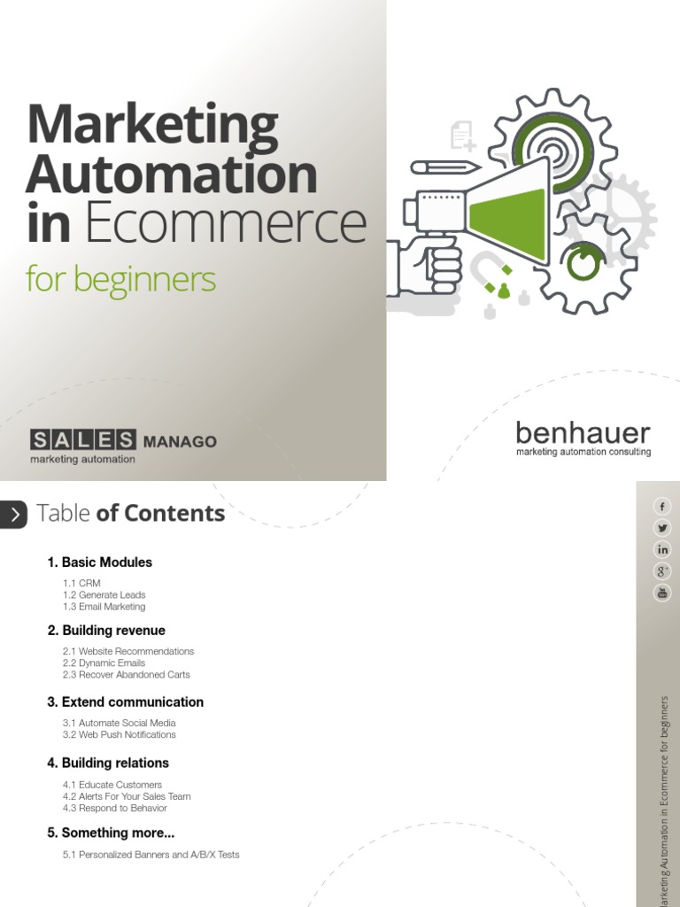 Marketing Automation Basics for Ecommerce | PDF | Business | Computers