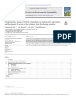 Deciphering The Impact of COVID-19 Pandemic On Food Security, Agriculture, and Livelihoods: A Review of The Evidence From Developing Countries