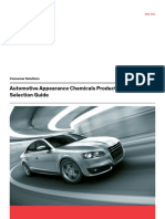 Automotive Appearance Chemicals Product Selection Guide: Consumer Solutions