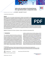 Preparation, Characterization and Cost Analysis of Activated Biochar and Hydrochar Derived From Agricultural Waste: A Comparative Study