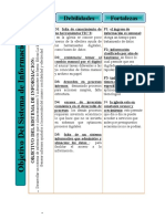 MATRIZ DOFA s-SISTEMA DE INFORMACION