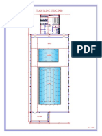 Plan R.D.C (Piscine) : Salle de Piscine 1221.00 M