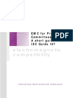 Electromagnetic Compatibility: EMC For Product Committees: A Short Guide To IEC Guide 107