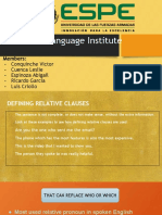 Language Institute: Members