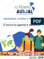 Agenda Casa Abierta AUSJAL / Noviembre