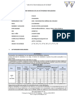 INFORME AGOSTO ARTE Y CULTURA