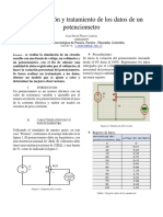 Caracterizacion y Tratamiento de Los Datos de Un Potenciometro