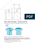 Men's Shirt Drafting - Sewing Tutorial