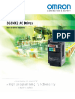 3G3MX2 AC Drives: High Programming Functionality