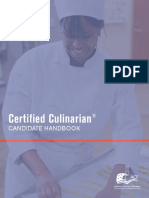 Certified Culinarian: Candidate Handbook