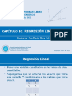 Estadistica Capitulo10 Regresión Lineal Simple