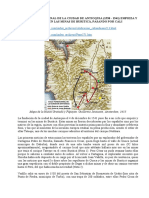 El Ciclo Fundacional de La Ciudad de Antioquia 1538 - 1541 Empieza y Termina en Las Minas de Buriticá, Pasando Por Cali